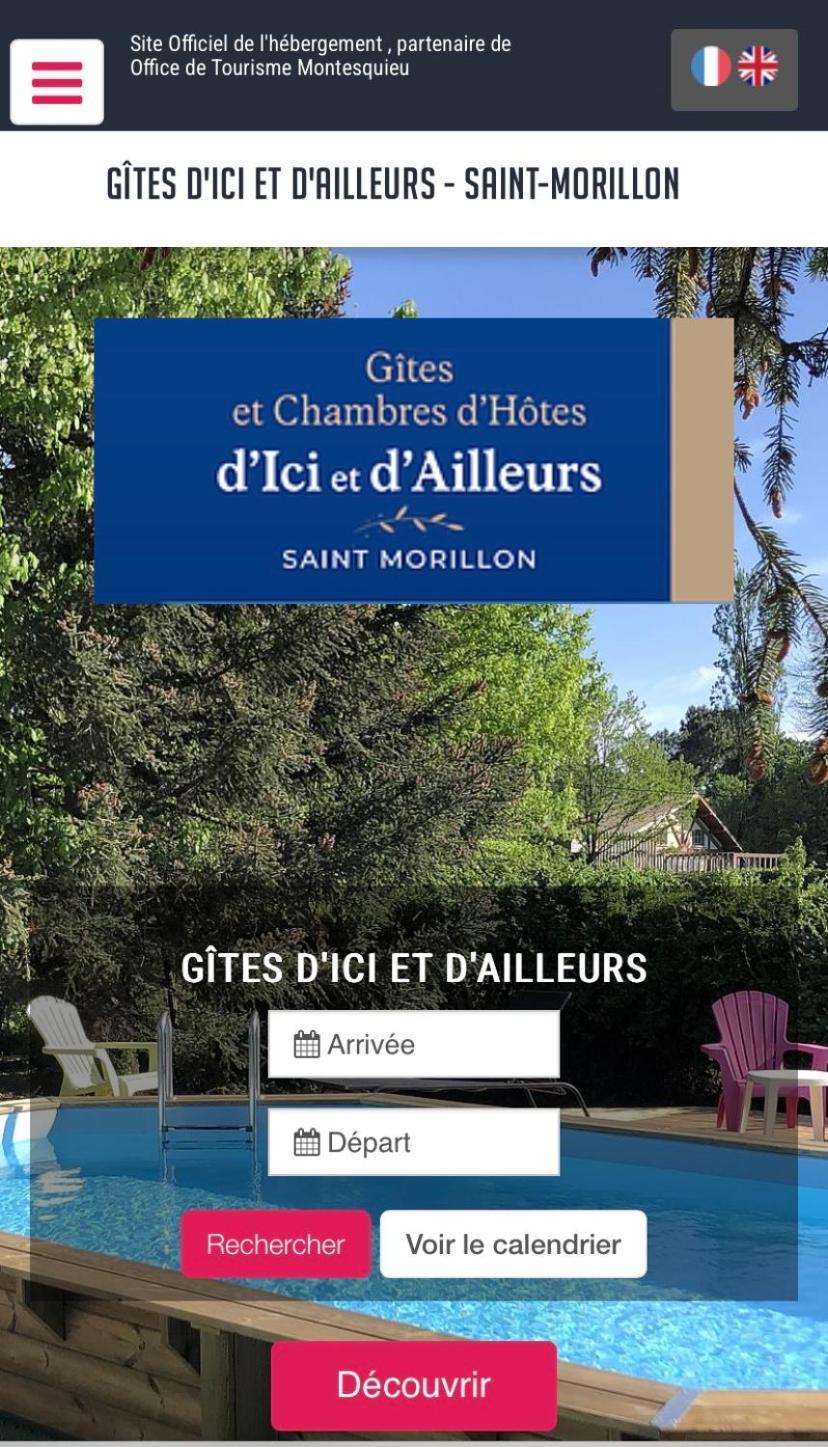Chambres D'Elisa Saint-Morillon Ngoại thất bức ảnh